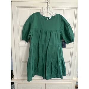 NWT Melrose and Market size small green babydoll dress